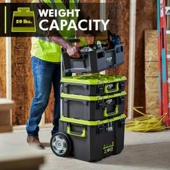 Flash Sale 🎉 RYOBI LINK Standard Tool Box 🌟 -Deals Tool Storage Store ryobi green ryobi modular tool storage systems stm101 1f 1000