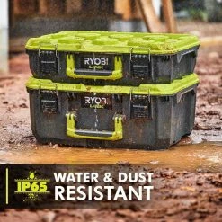 Flash Sale 🎉 RYOBI LINK Standard Tool Box 🌟 -Deals Tool Storage Store ryobi green ryobi modular tool storage systems stm101 4f 1000