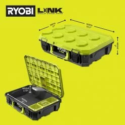 Flash Sale 🎉 RYOBI LINK Standard Tool Box 🌟 -Deals Tool Storage Store ryobi green ryobi modular tool storage systems stm101 a0 1000