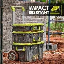 Hot Sale ⭐ RYOBI LINK Medium Tool Box 🥰 -Deals Tool Storage Store ryobi green ryobi modular tool storage systems stm102 1d 1000