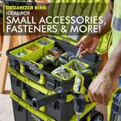 Hot Sale ⭐ RYOBI LINK Medium Tool Box 🥰 -Deals Tool Storage Store ryobi green ryobi modular tool storage systems stm102 77 1000