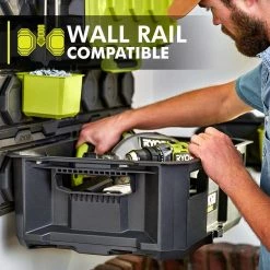 Deals 😀 RYOBI LINK Tool Crate 😀 -Deals Tool Storage Store ryobi green ryobi modular tool storage systems stm104 1d 1000