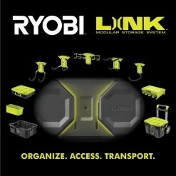 Deals 😀 RYOBI LINK Tool Crate 😀 -Deals Tool Storage Store ryobi green ryobi modular tool storage systems stm104 31 1000
