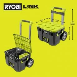 Best deal ✨ RYOBI LINK Rolling Tool Box 🧨 -Deals Tool Storage Store ryobi green ryobi modular tool storage systems stm201 a0 1000