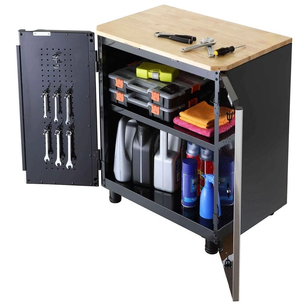 Best Sale ๐ฅฐ Husky 2-Pack Steel Shelf Set in Black (28 in. W x 15 in. D) for Ready-to-Assemble 28 in. 2-Door Garage Base Cabinet ๐ฅ 4 Best Sale ๐ฅฐ Husky 2-Pack Steel Shelf Set in Black (28 in. W x 15 in. D) for Ready-to-Assemble 28 in. 2-Door Garage Base Cabinet ๐ฅ - Image 2