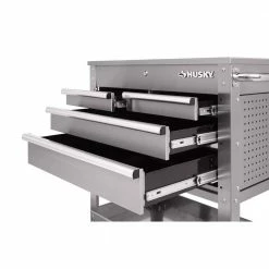 Buy ⌛ Husky 33 in. 4-Drawer Stainless Steel Mechanics Cart ❤️ -Deals Tool Storage Store stainless steel tool carts houc3304jx1 44 1000