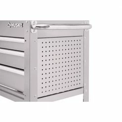 Buy ⌛ Husky 33 in. 4-Drawer Stainless Steel Mechanics Cart ❤️ -Deals Tool Storage Store stainless steel tool carts houc3304jx1 e1 1000