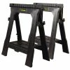 New ❤️ Stanley 31 in. Folding Sawhorse (2-Pack) ✨ -Deals Tool Storage Store stanley saw horses 060864r 64 1000