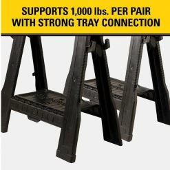 New ❤️ Stanley 31 in. Folding Sawhorse (2-Pack) ✨ 13 New ❤️ Stanley 31 in. Folding Sawhorse (2-Pack) ✨ -Deals Tool Storage Store stanley saw horses 060864r a0 1000