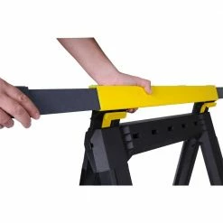Wholesale 🤩 Stanley 32 in. 2-Way Adjustable Folding Sawhorse (2-Pack) ✨ -Deals Tool Storage Store stanley saw horses stst60626 1f 1000