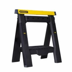 Wholesale 🤩 Stanley 32 in. 2-Way Adjustable Folding Sawhorse (2-Pack) ✨ -Deals Tool Storage Store stanley saw horses stst60626 4f 1000