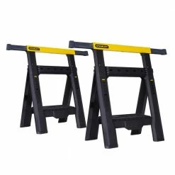 Wholesale 🤩 Stanley 32 in. 2-Way Adjustable Folding Sawhorse (2-Pack) ✨