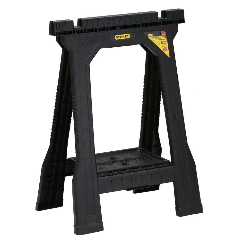 Outlet 😉 Stanley 22 in. Folding Sawhorse (2-Pack) 😍 3 Outlet 😉 Stanley 22 in. Folding Sawhorse (2-Pack) 😍