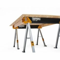 New ๐ TOUGHBUILT 42.4"W x 28.8"H C550 Powder-Coat Steel Sawhorse and Jobsite Table with 1100 lb capacity ๐ 18 New ๐ TOUGHBUILT 42.4"W x 28.8"H C550 Powder-Coat Steel Sawhorse and Jobsite Table with 1100 lb capacity ๐ -Deals Tool Storage Store toughbuilt saw horses tb c550 1d 1000