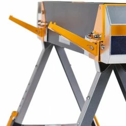 Best Pirce 🔥 TOUGHBUILT 39.9" to 45.9"W x 25" to 32"H C700 Adjustable Sawhorse and Jobsite Table with 1300 lb capacity ✔️ -Deals Tool Storage Store toughbuilt saw horses tb c700 c3 1000