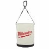 Best deal ❤️ Milwaukee 12 in. Canvas Utility Bucket Tool Bag 🎁 -Deals Tool Storage Store white black milwaukee tool bags 48 22 8271 64 1000