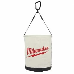 Deals Tool Storage Store 6 Best deal โค๏ธ Milwaukee 12 in. Canvas Utility Bucket Tool Bag ๐