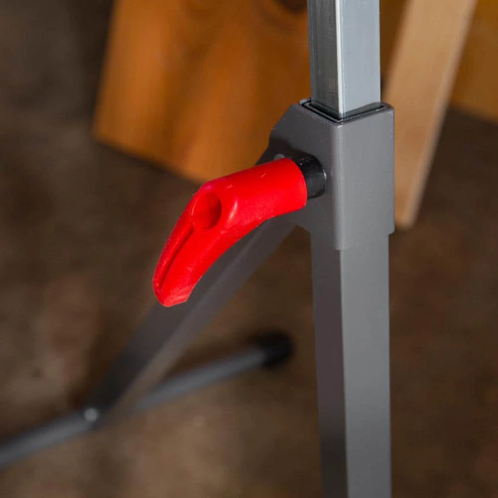 Cheap ✨ XtremepowerUS 28 in. H x 17.5 in. W Folding Roller Stand Saw Horse Height Adjustable 250 lbs. Load Capacity -Grey ✨ 9 Cheap ✨ XtremepowerUS 28 in. H x 17.5 in. W Folding Roller Stand Saw Horse Height Adjustable 250 lbs. Load Capacity -Grey ✨ - Image 7