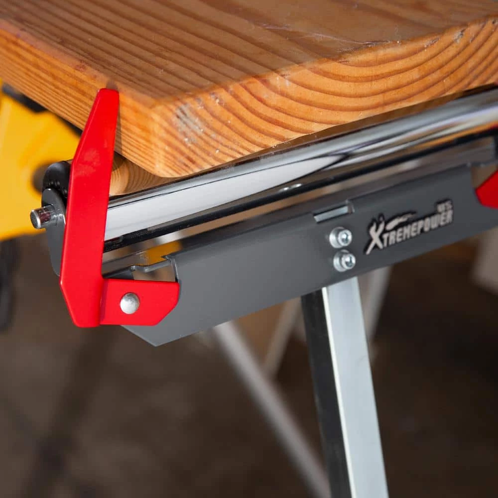 Cheap ✨ XtremepowerUS 28 in. H x 17.5 in. W Folding Roller Stand Saw Horse Height Adjustable 250 lbs. Load Capacity -Grey ✨ 8 Cheap ✨ XtremepowerUS 28 in. H x 17.5 in. W Folding Roller Stand Saw Horse Height Adjustable 250 lbs. Load Capacity -Grey ✨ - Image 6