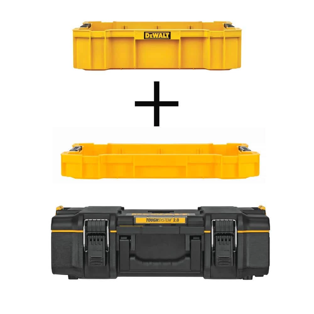 Best deal ๐ DEWALT 22 in. ToughSystem 2.0 Deep Tool Tray with ToughSystem 2.0 Shallow Tool Tray and ToughSystem 2.0 Small Tool Box ๐ 3 Best deal ๐ DEWALT 22 in. ToughSystem 2.0 Deep Tool Tray with ToughSystem 2.0 Shallow Tool Tray and ToughSystem 2.0 Small Tool Box ๐