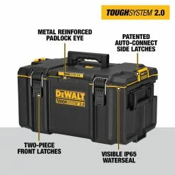 Top 10 ⭐ DEWALT 22 in. ToughSystem 2.0 Deep Tool Tray with ToughSystem 2.0 Deep Tool Tray, ToughSystem 2.0 Small and Large Tool Boxes 😀 -Deals Tool Storage Store yellow modular tool storage systems dwst08120w16530 40 1000
